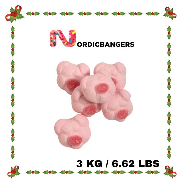 Nordicbangers - Swedish Candy Supply - Wholesale Gummy - Swedish Christmas Candy - Fluffy pigs1
