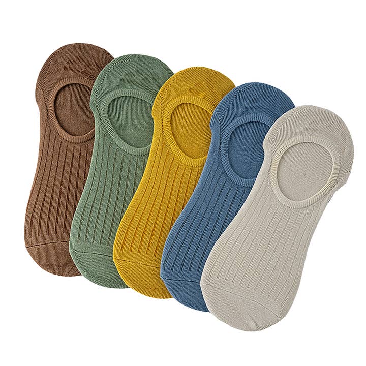 Ivedin - Wholesale Socks - Unisex - Non-Slip Invisible Cotton Socks Packs2