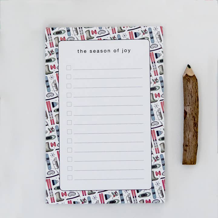 Season of Joy Notepad for wholesale by Sherpa Ant