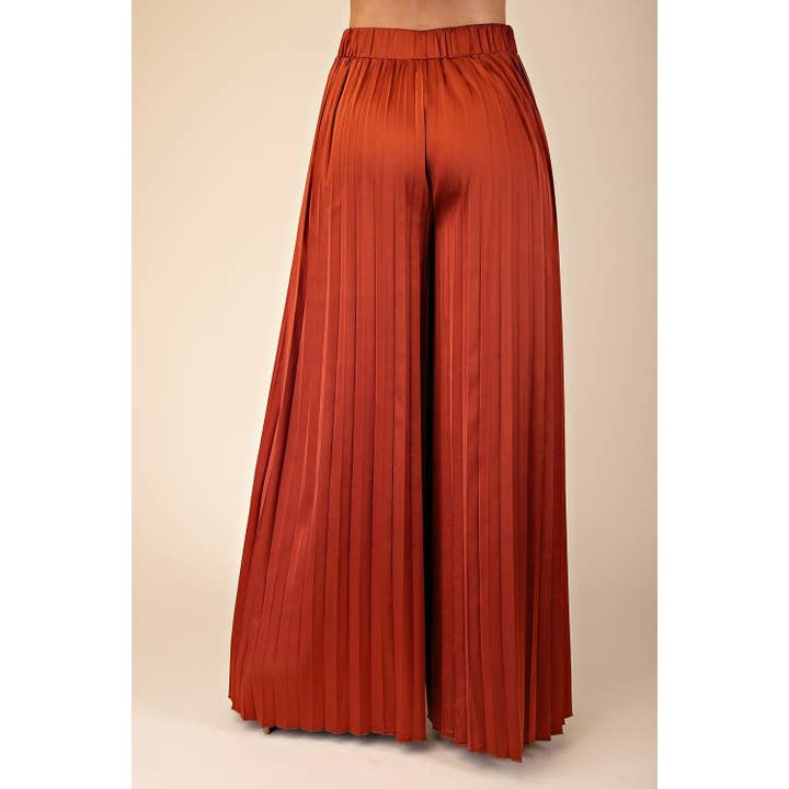 STYLE USA - Wholesale Pants - Women's - Pleats Pants With Elastic Waist