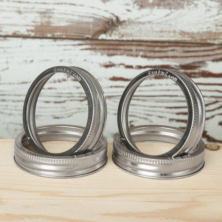 EcoJarz - Wholesale Jar - Wide Mouth Stainless Steel Jar Band1