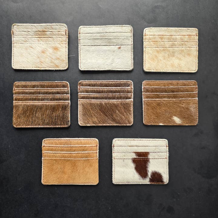 Ranchers Closet - Wholesale Card Holder - Women's - Genuine Hair-On Cowhide Wallet – Slim Western Card Holder10