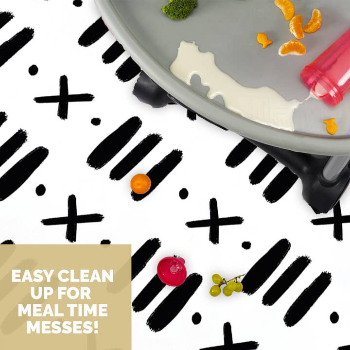 Wildkin - Wholesale Placemat - Baby Splat Mat - Black & White4
