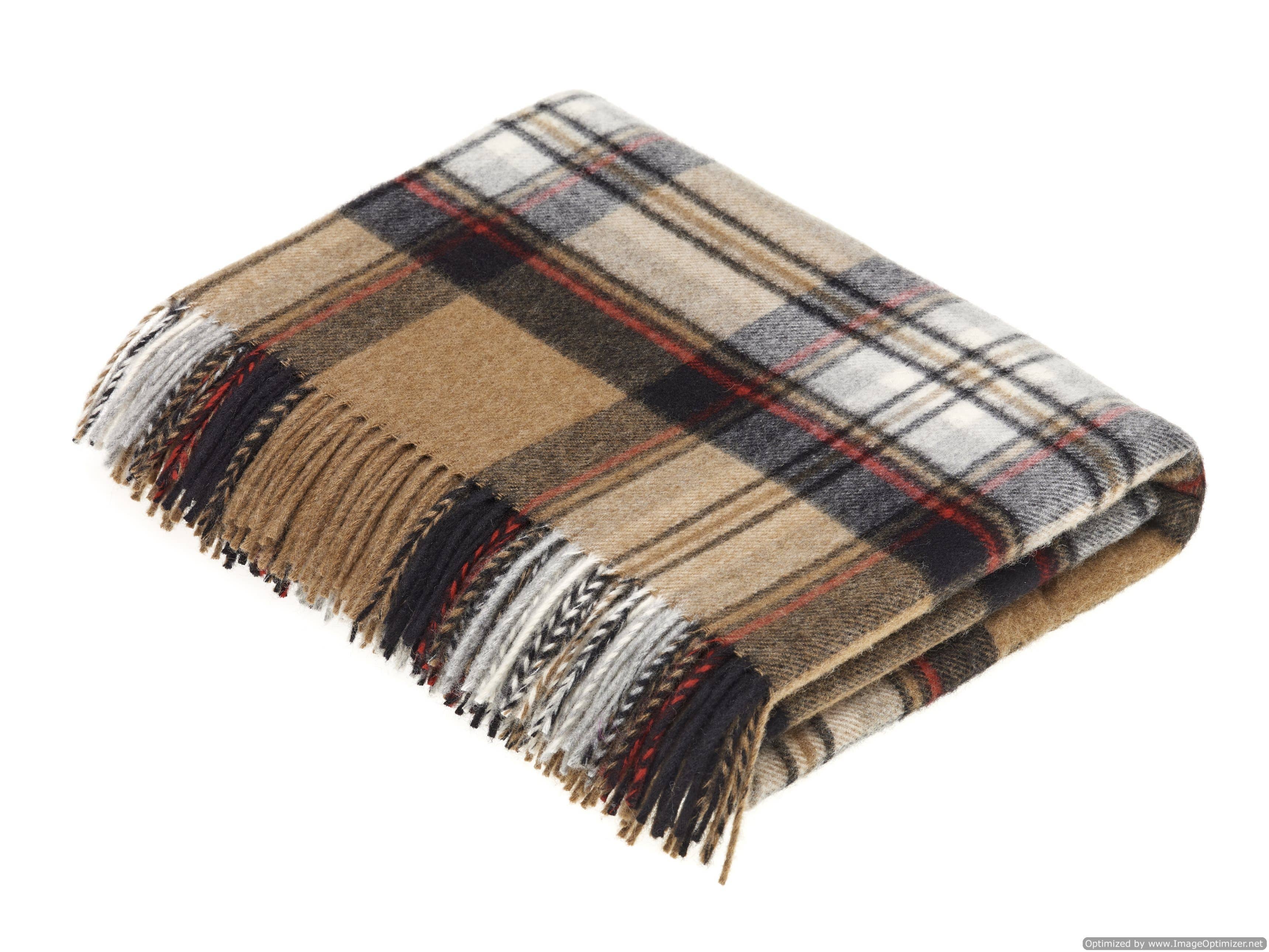 Bronte Moon - Wholesale Throw Blanket - Tartan Plaid - Merino Lambswool Throw Blankets - Made in UK5