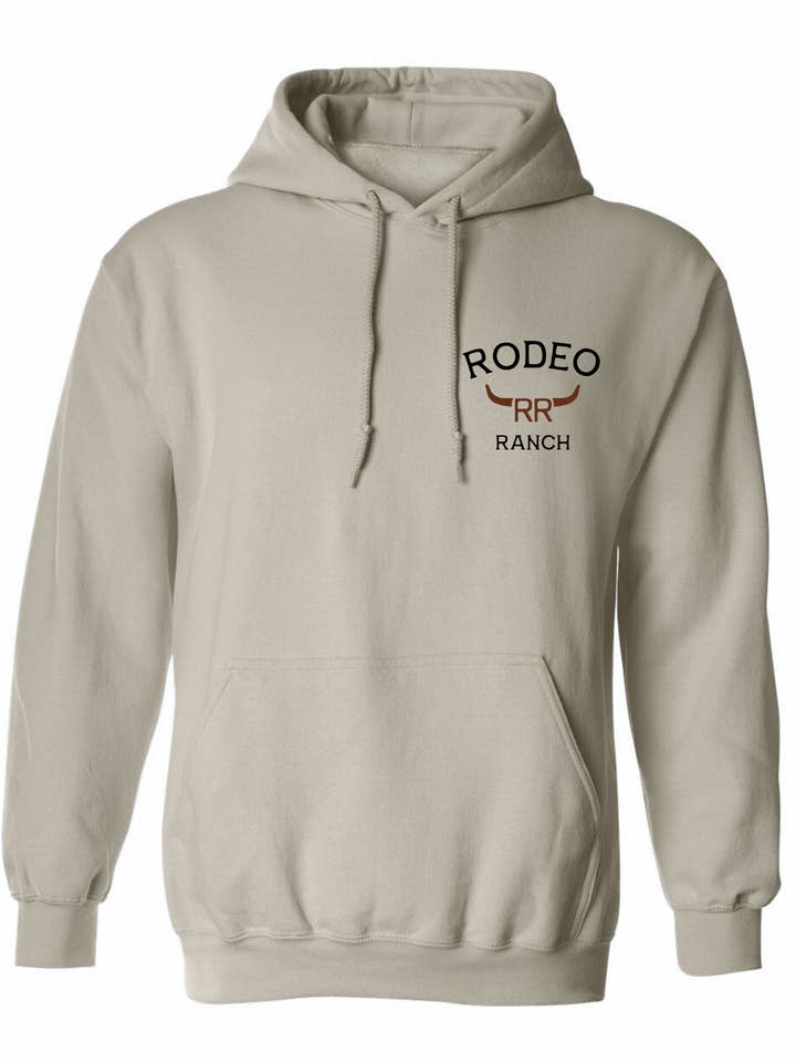 Rodeo Ranch Heritage Bull Mark Hoodie – Sand for wholesale by Rodeo Ranch