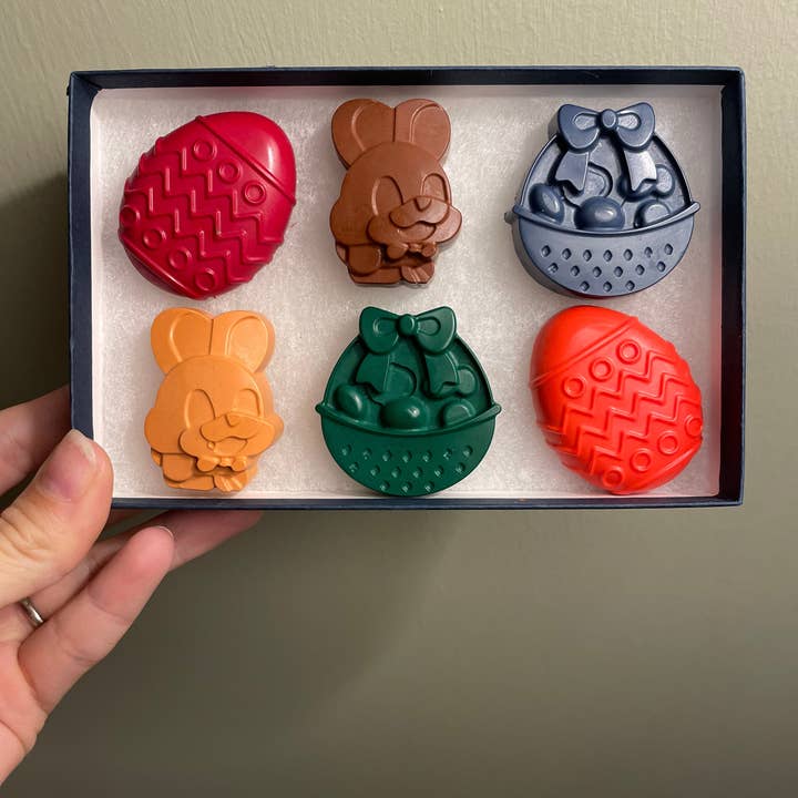 Easter Crayons for wholesale by The North East scribbler