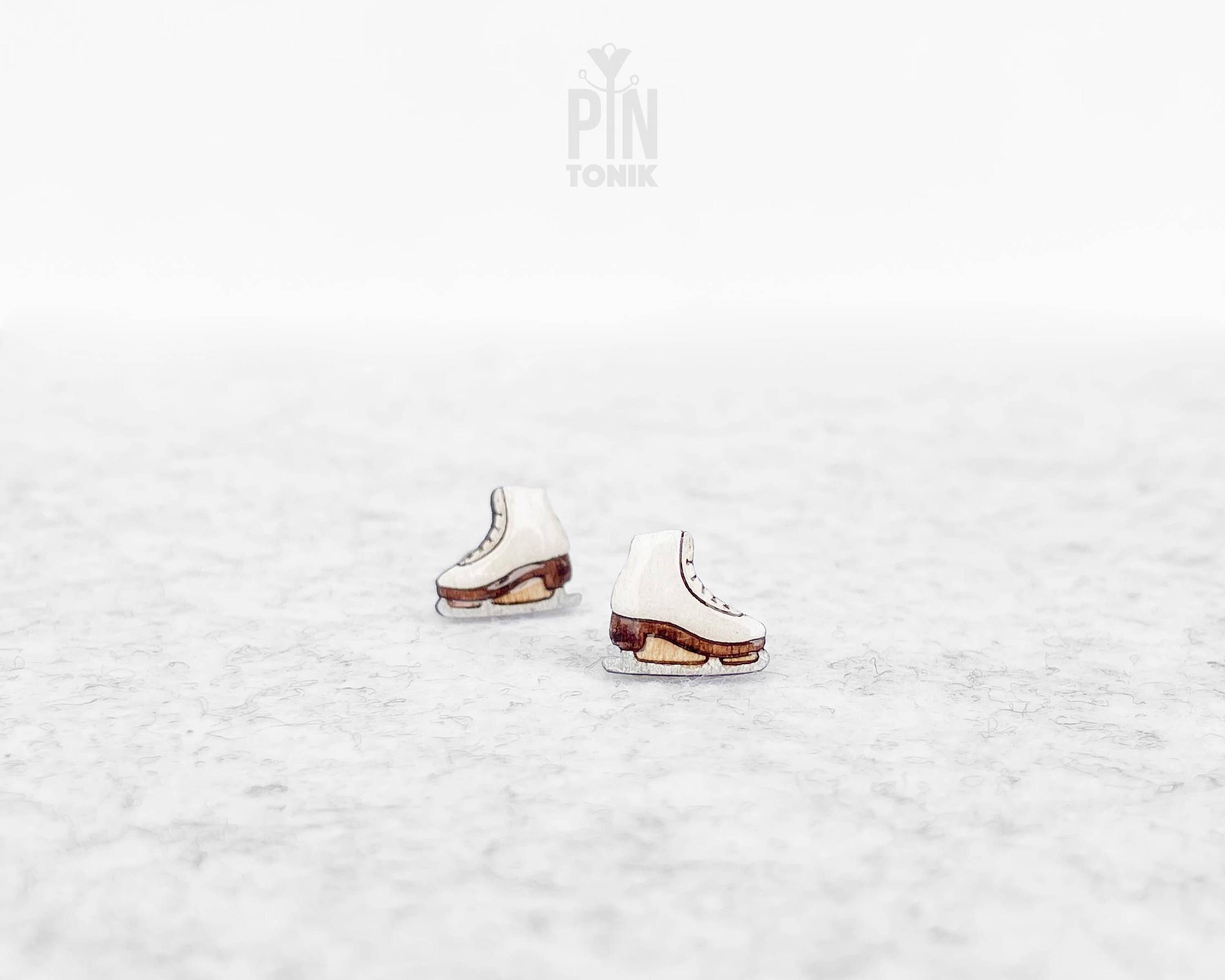 PinTonik - Wholesale Stud/Post Earrings - Ice Skates Figure Skating Y2K Stud Earrings4
