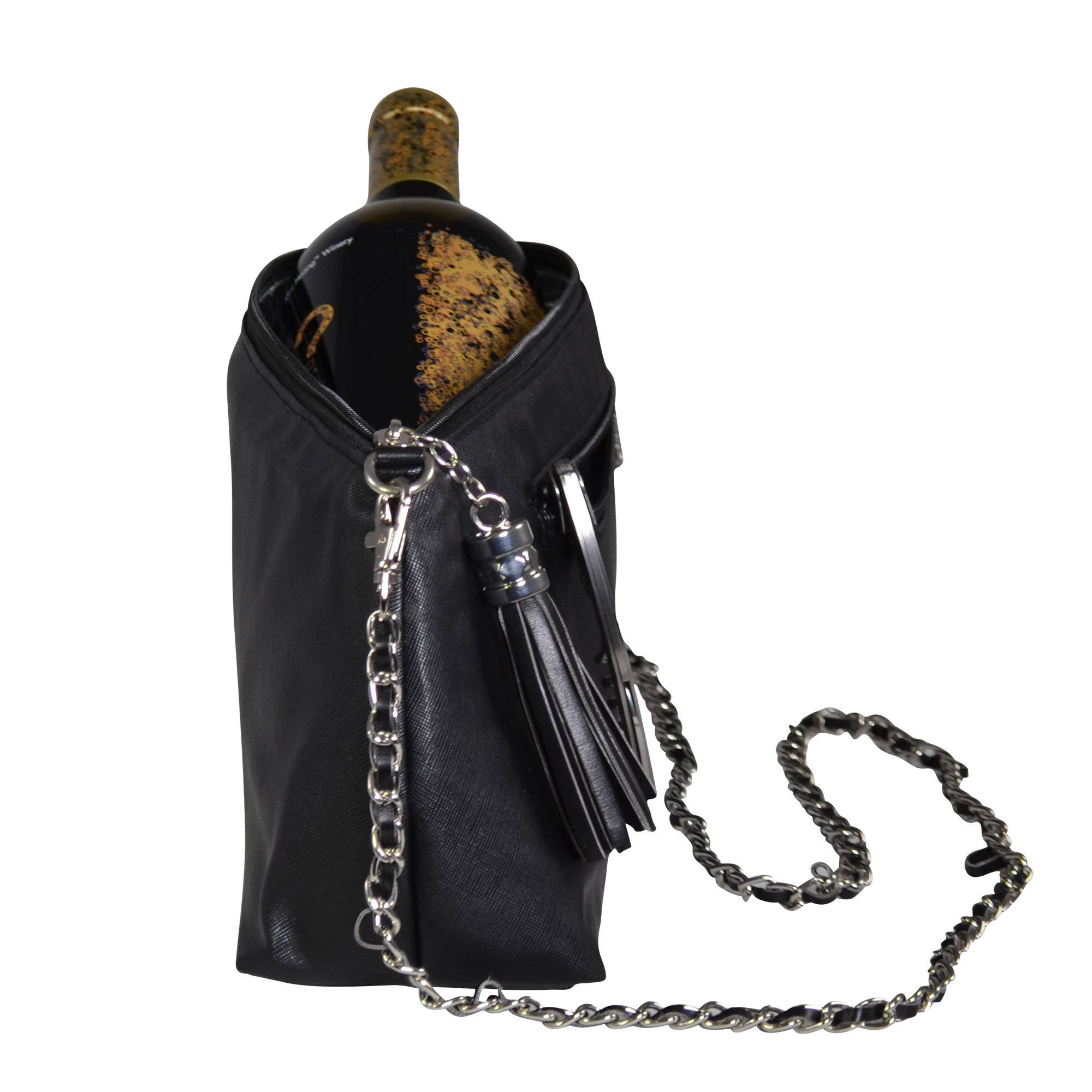 Primeware Inc. - Venta al por mayor Bolsa portavino - Bolso de vino de cuerpo cruzado con aislamiento GGW7