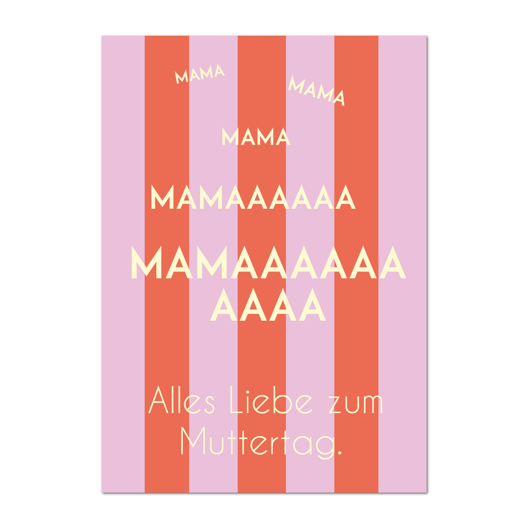 Rabenmütter Verlag UG - Vente Carte pour la fête des Mères - Carte postale « Fête des mères »0