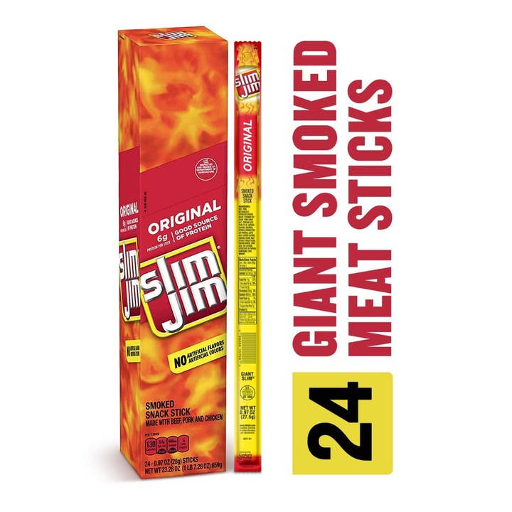 Slim Jim Giant Original 0.97 oz - 24 ct för wholesale av I Got Your Candy