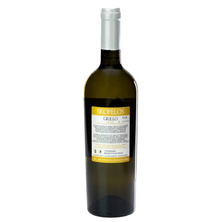Antica Bottega Siciliana - Venta al por mayor Vino blanco - Vino Grillo ecológico DOC Sicilia - 75cl