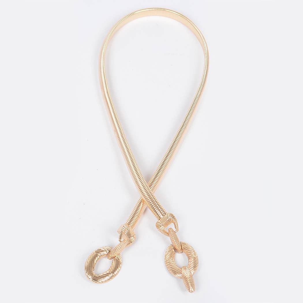 3AM BY H&D ACCESSORIES - Wholesale Belt - Women's - Metal Stretch Belt2