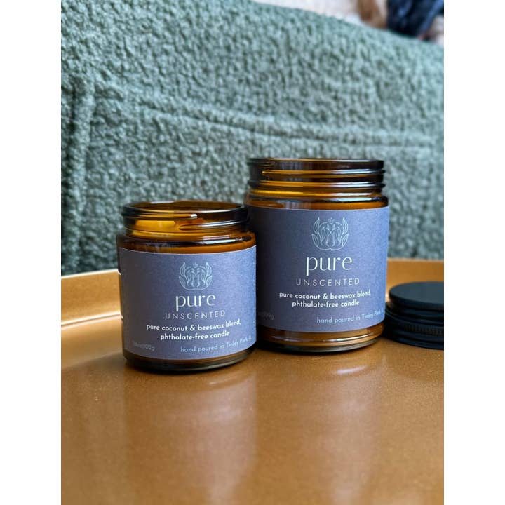 Sprig & Flame - Wholesale Jar/Filled Candle - PURE | Pure Coconut Beeswax Hand-Poured Wood Wick Candle2