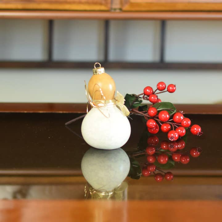 Meadowbrooke Gourds - Wholesale Ornament - Julia Angel Hand-Crafted Gourd Christmas Tree Ornament5