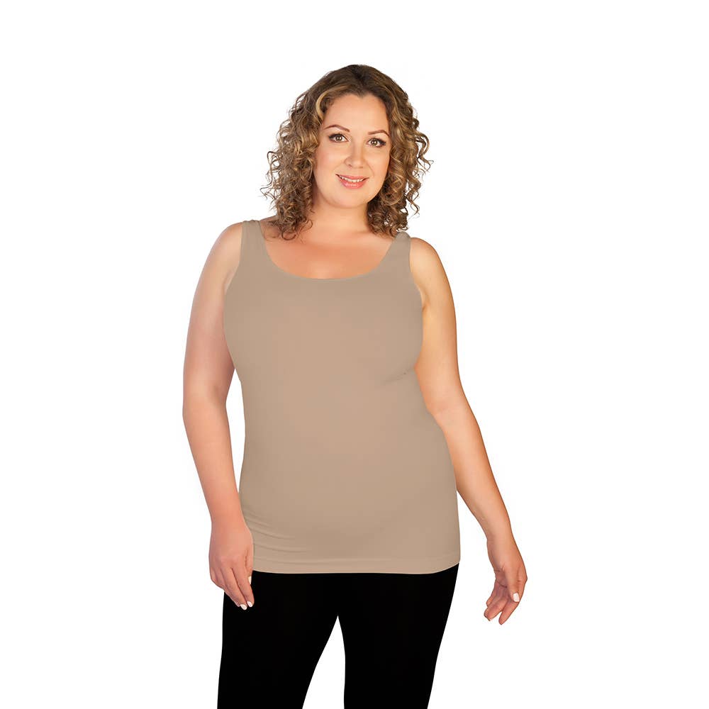 Skinnytees - Wholesale Tank Top - Women's - Plus Basic Tank32