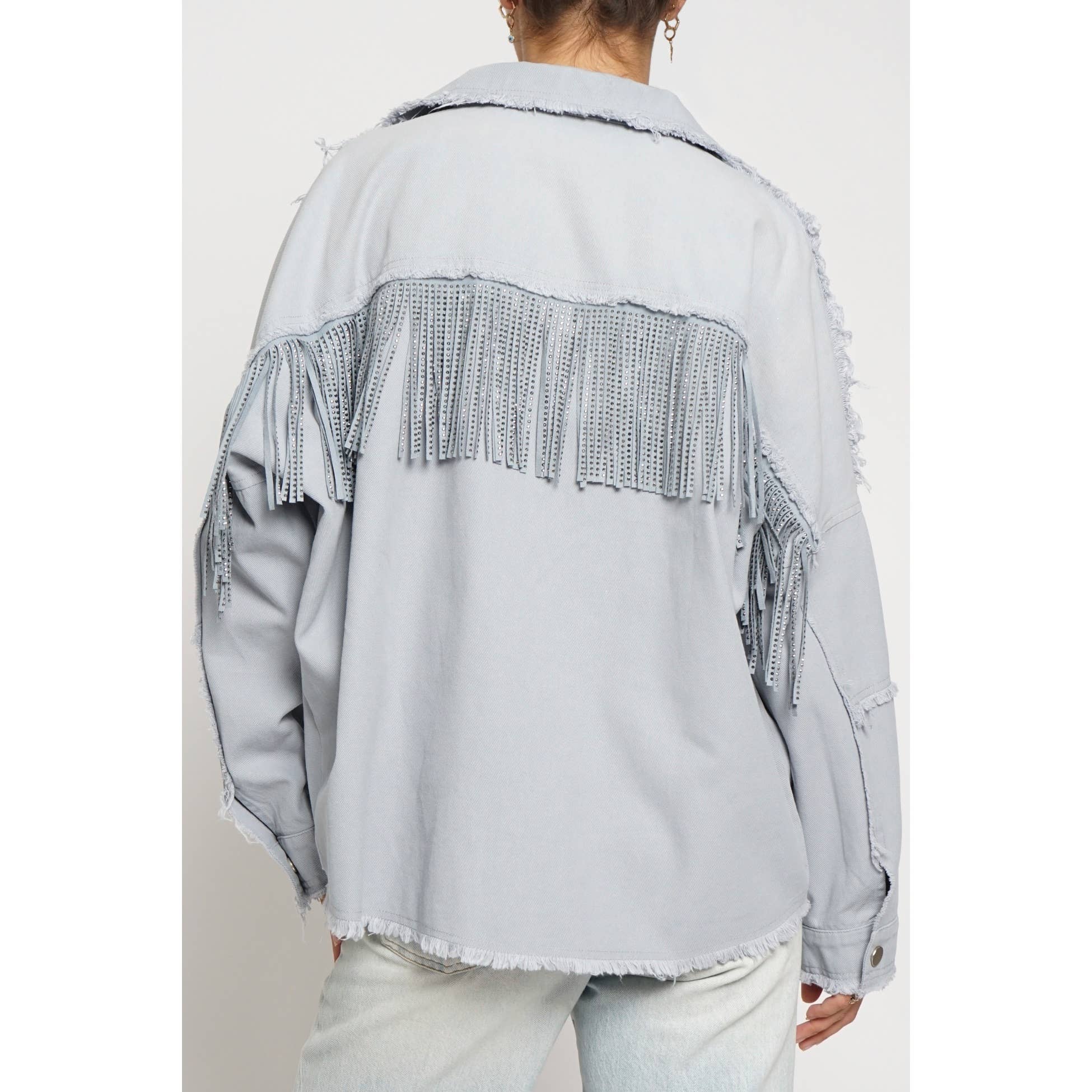 Sans Souci – Engroshandel Denimjakke - Dame – FRYNSET DENIM JAKKE2