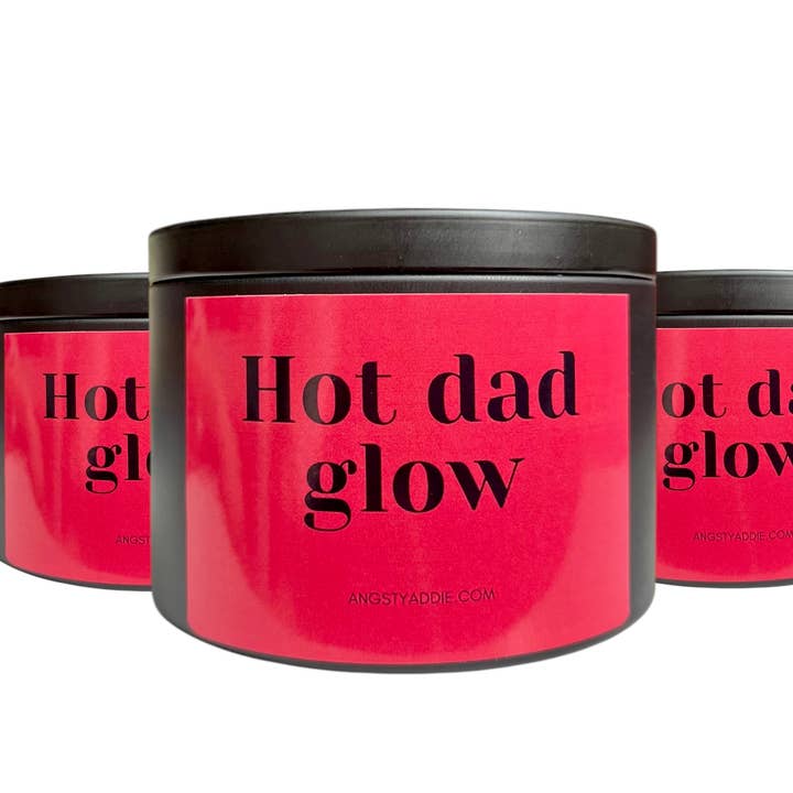 Hot dad gift, funny Father's Day candle, dad gift for wholesale by Angsty Addie