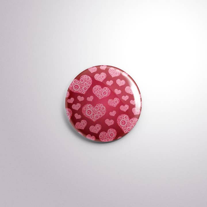Exchangeables Badge Reels - Wholesale Lapel Pin/Button - Exchangeable Badge Button Valentines Day3