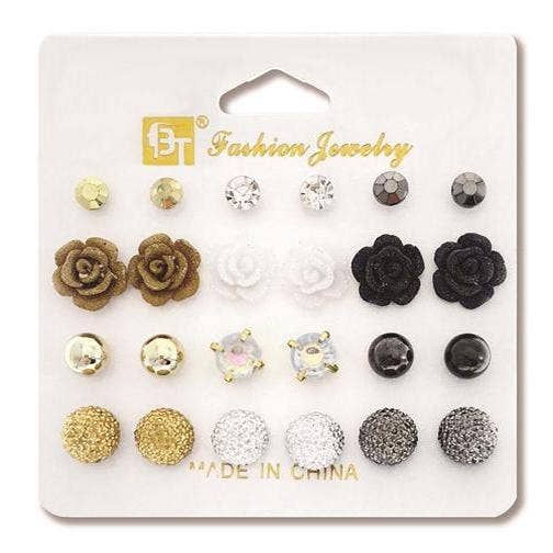 KT Supply – wholesale Retailer display – Jewellery – Post Earrings Grain0