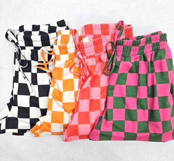 JADE BY JANE - Wholesale Shorts - Women's - CHECKERED SHORTS13
