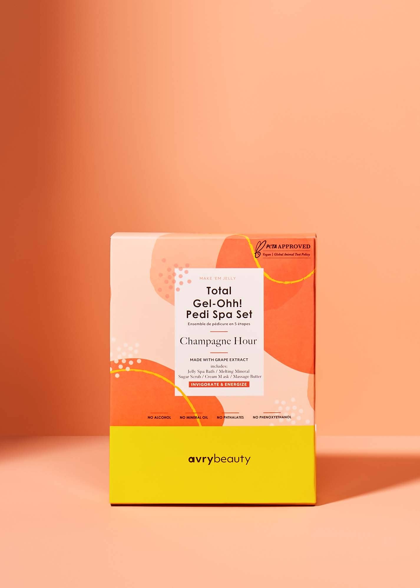 AvryBeauty - Venta al por mayor Juegos de cuidado de uñas - Set de Spa Pedi Total Gel-Ohh! - Hora de Champán5