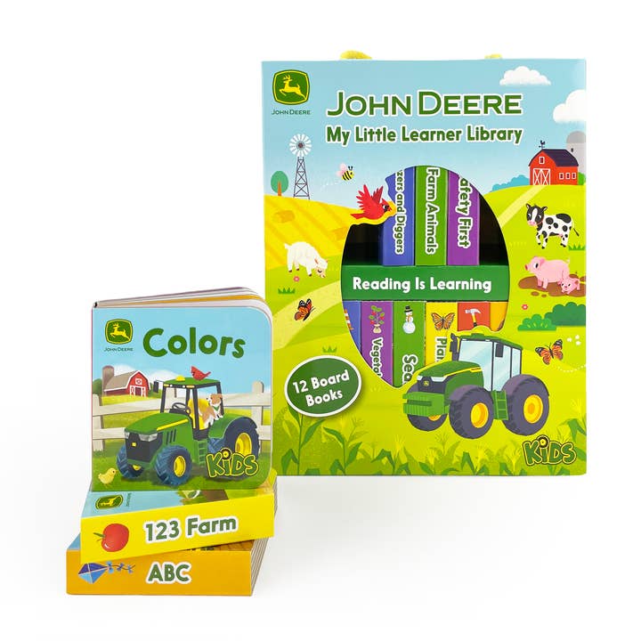 Cottage Door Press - Wholesale Book - Kids - John Deere Kids My Little Learner Library Board Book Set