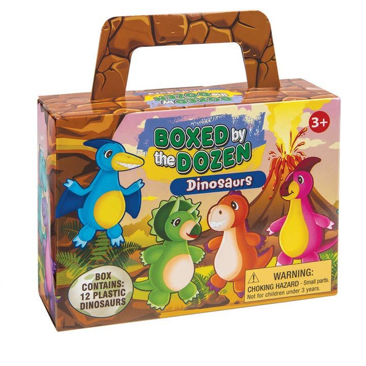 Master Toys & Novelties Inc. - Wholesale Figurine Toy - Kids - Master Toys Boxed by the Dozen 12 Plastic Dinosaurs