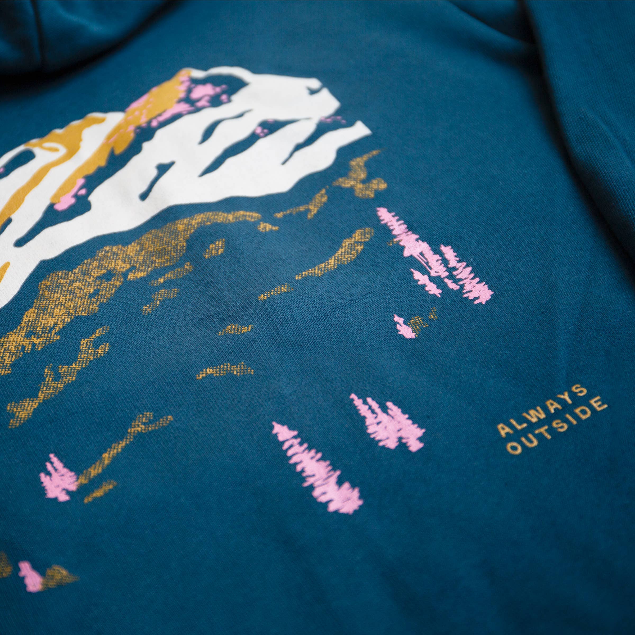 Tender Loving Empire - Wholesale Hoodie - Unisex - Always Outside Hoodie (Deep Teal) 1