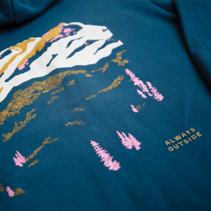 Tender Loving Empire - Wholesale Hoodie - Unisex - Always Outside Hoodie (Deep Teal) 1