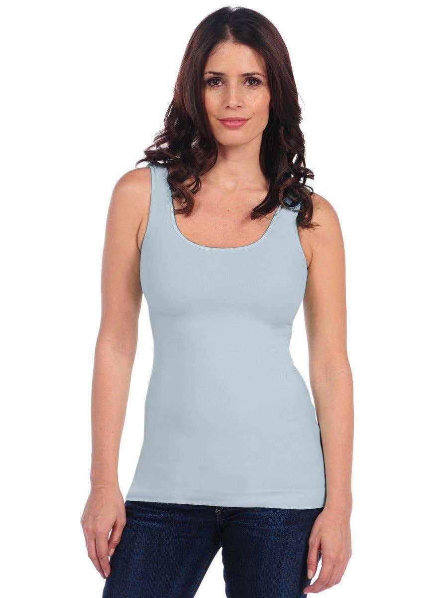 TINA Stephens Italy/Tees By Tina – Großhandel Tanktop – Damen – Nahtloser, glatter Tank (300ST)80