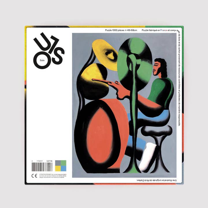 Editions Sulo - Venta al por mayor Puzle - Adultos - El batería de Nick Dahlen - Rompecabezas de 1000 piezas1