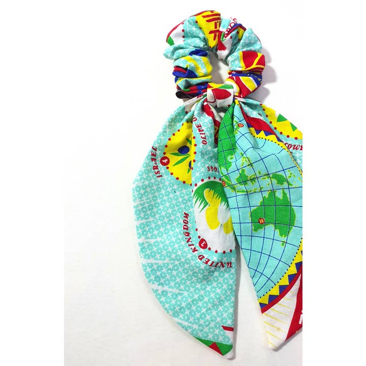 Beige & Co Thai Crafts - Wholesale Scrunchie - Women’s - Upcycled Statement Bow Hair Scrunchies6