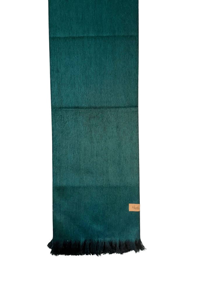 Emerald Alpaca Scarf for wholesale by Meraki Movement
