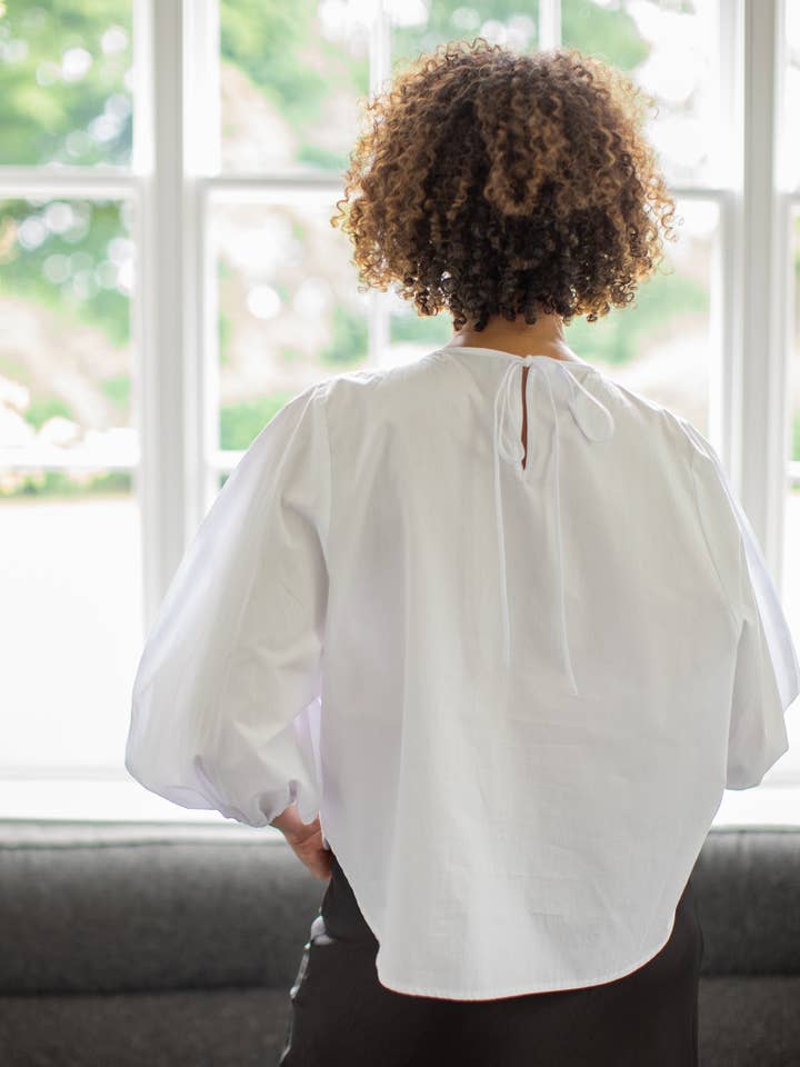 Penelope Shirt | White for wholesale by CHALK
