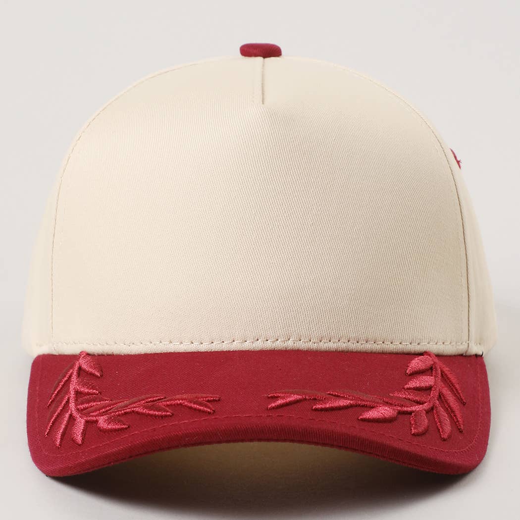 Fashion City - Wholesale Trucker Hat - Unisex - Plain Two Tone Canvas Cotton Bay Leaf Trucker Hat0