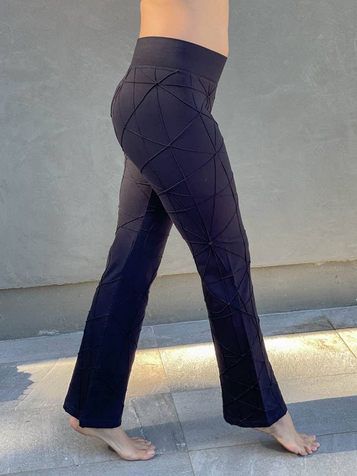 Bamboo Texture Pants for wholesale by CARAUCCI