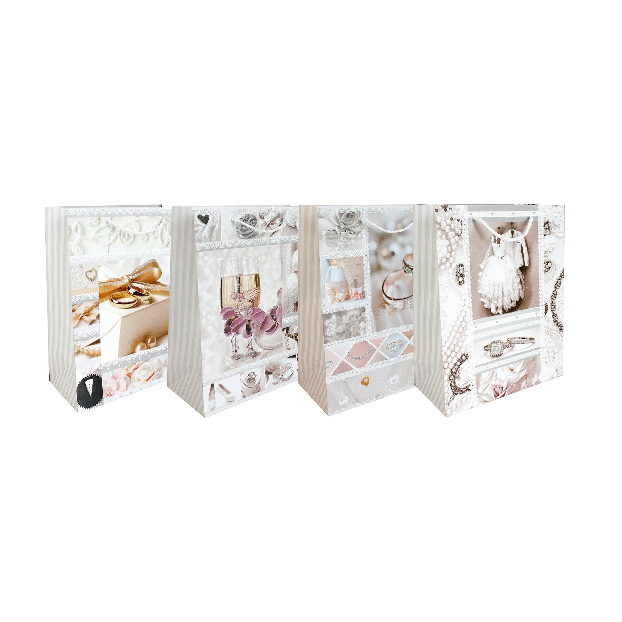 Emartbuy – wholesale Gift bag – Elegant Wedding - Themed Gift Bags - Set Of 41