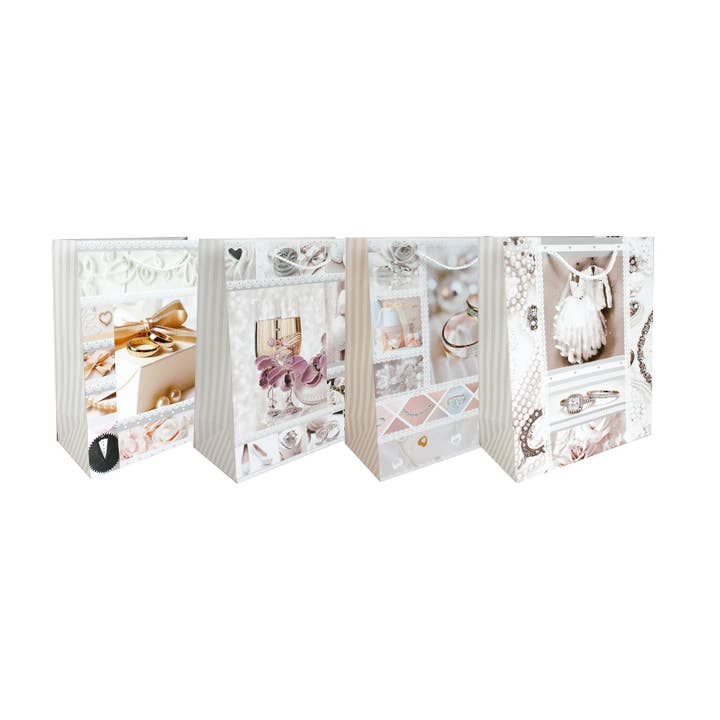 Emartbuy – wholesale Gift bag – Elegant Wedding - Themed Gift Bags - Set Of 41