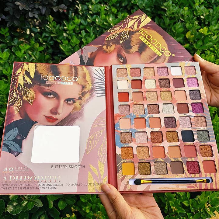 FurDecoration - Vendita all'ingrosso Palette di ombretti - Palette di ombretti Matte Glitter - 48 tonalità4