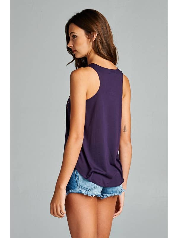 LA Soul - Wholesale Tank Top - Women's - Dream Catcher With Feather Tank Top