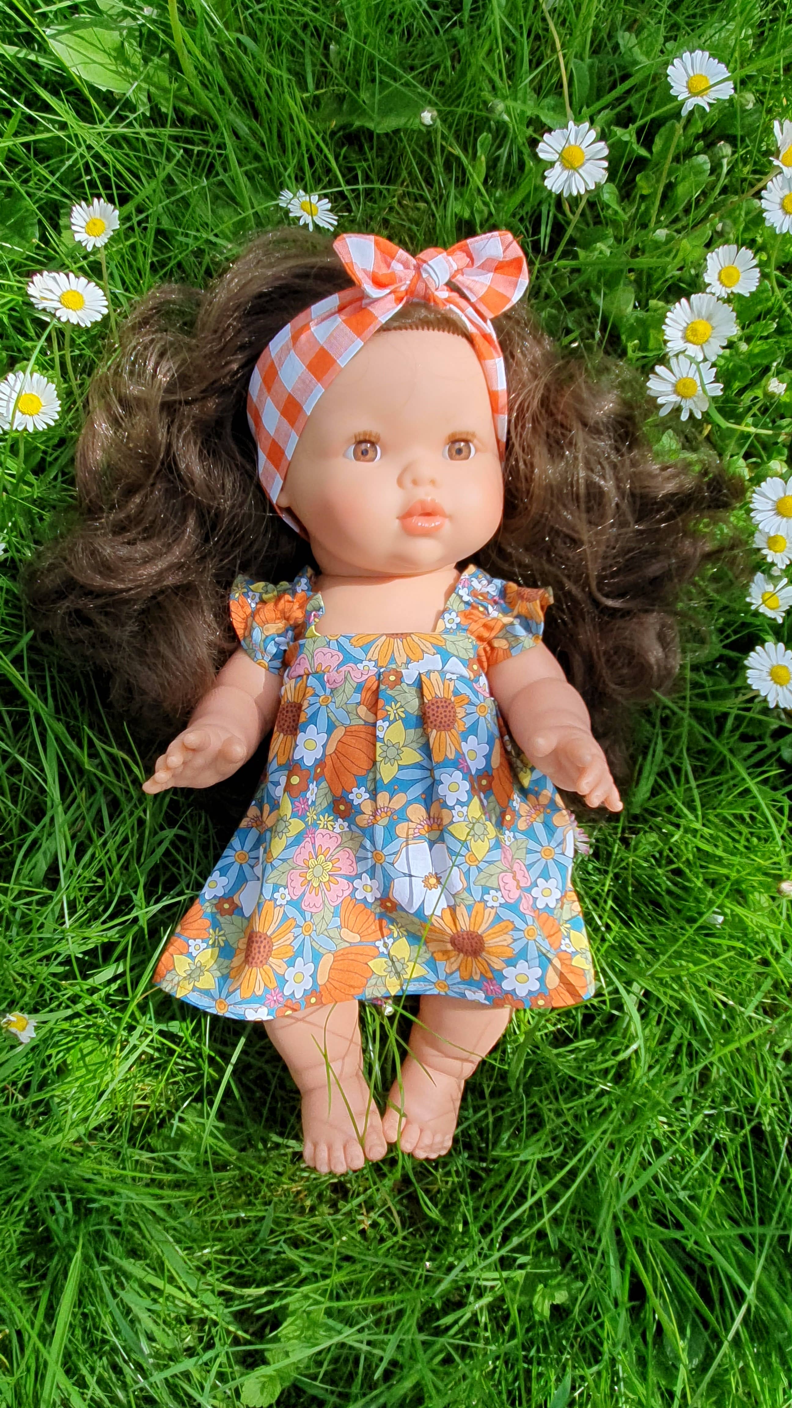 Maman Poule et Papa Coq - Wholesale Doll Clothing - Kids - FROUFROU STRAPPY DRESS1