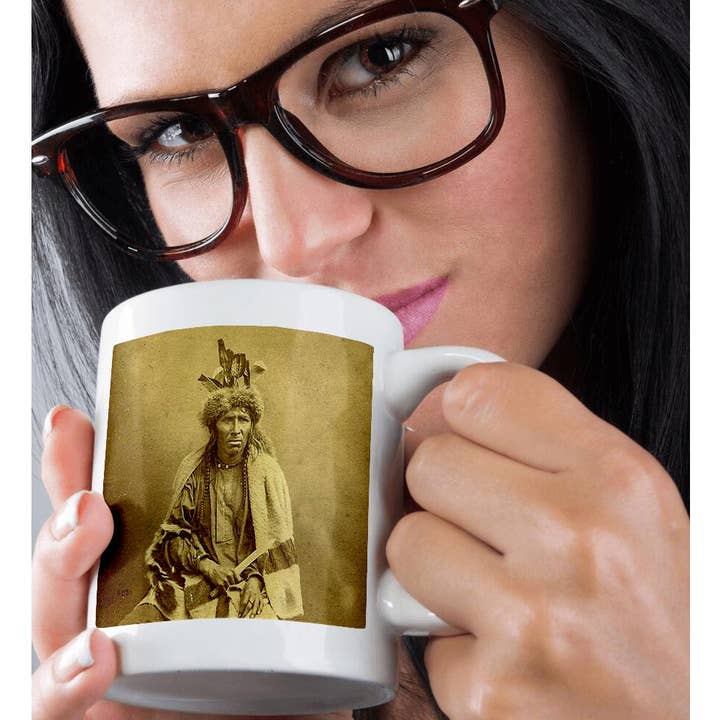 3dRose - Wholesale Coffee Mug - 3dRose, Vintage Stereoview Card 1870 Native American Chippewa Chief Bitter Man, Mug9