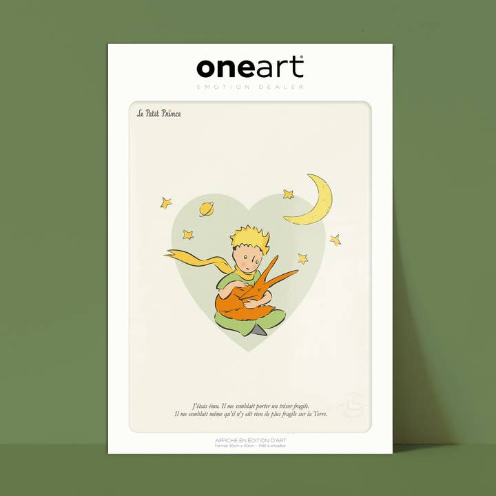 Cartel El Principito Tesoro frágil - LPP0018 para venta al por mayor de Oneart