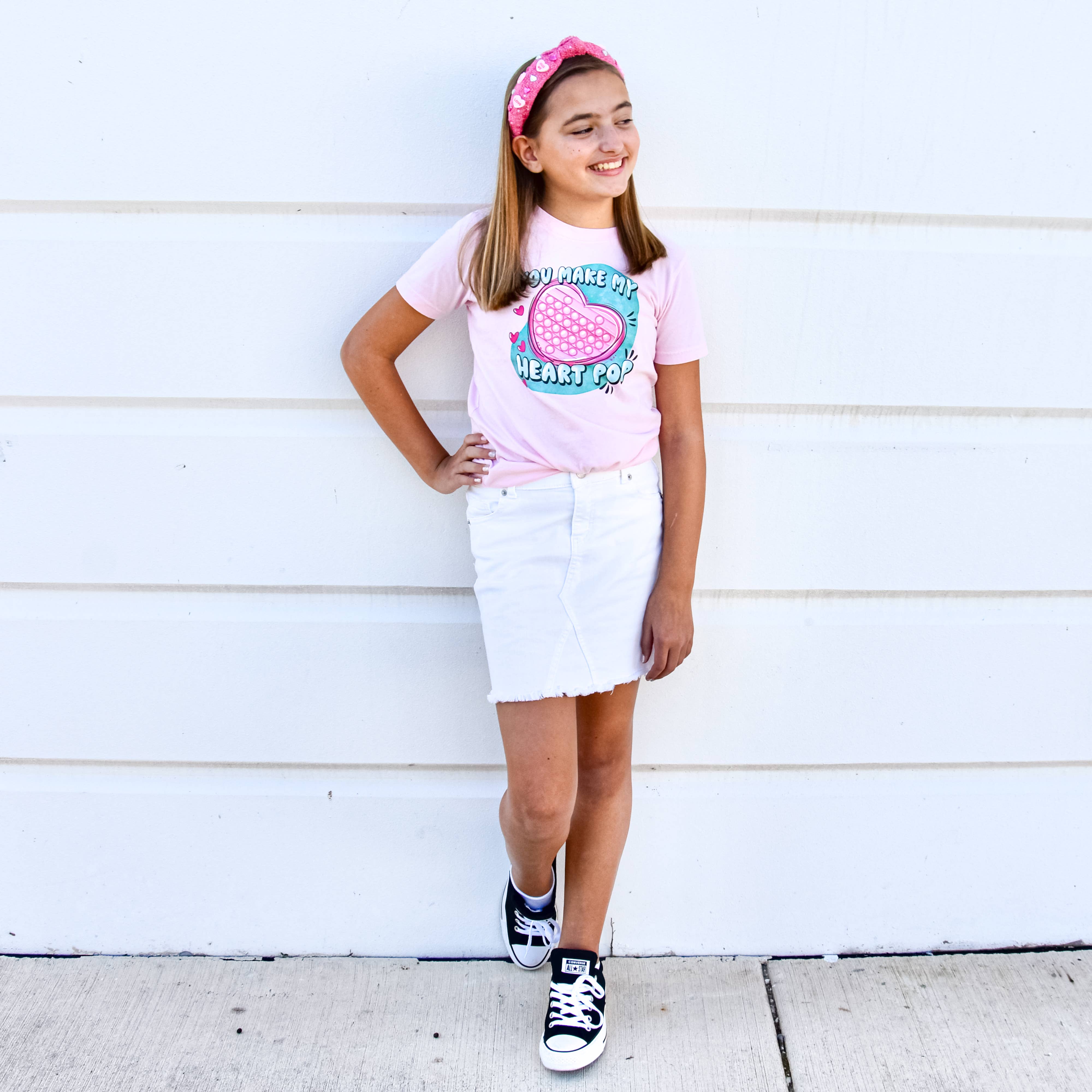 Frog Sac - Vente Serre-tête – enfant - Bandeau noué orné pour enfants - Cœur de Saint-Valentin bonbon15