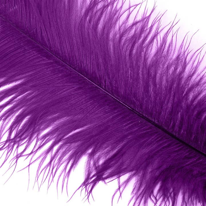 Zucker Feather Products - Wholesale Feathers - Ostrich Feathers-Narrow Drabs - Purple2