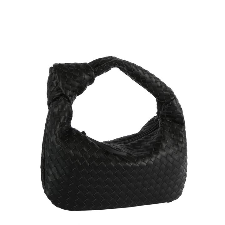 HR CORP - Wholesale Shoulder Bag - Women's - Ecostitch USA Women's Quilted Knot Handle Shoulder Bag