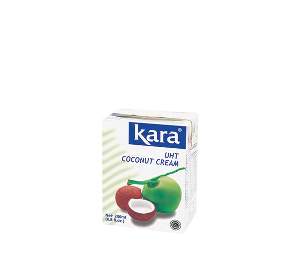 Takari International, Inc. - Wholesale Non-Dairy Milk - Kara Coconut Cream – 25 Packs/Case, 200 ml(6.8 Fl. oz.)