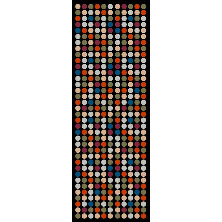 Geometrical Dots Print Merino Wool Scarf for wholesale by Namaskar Australia