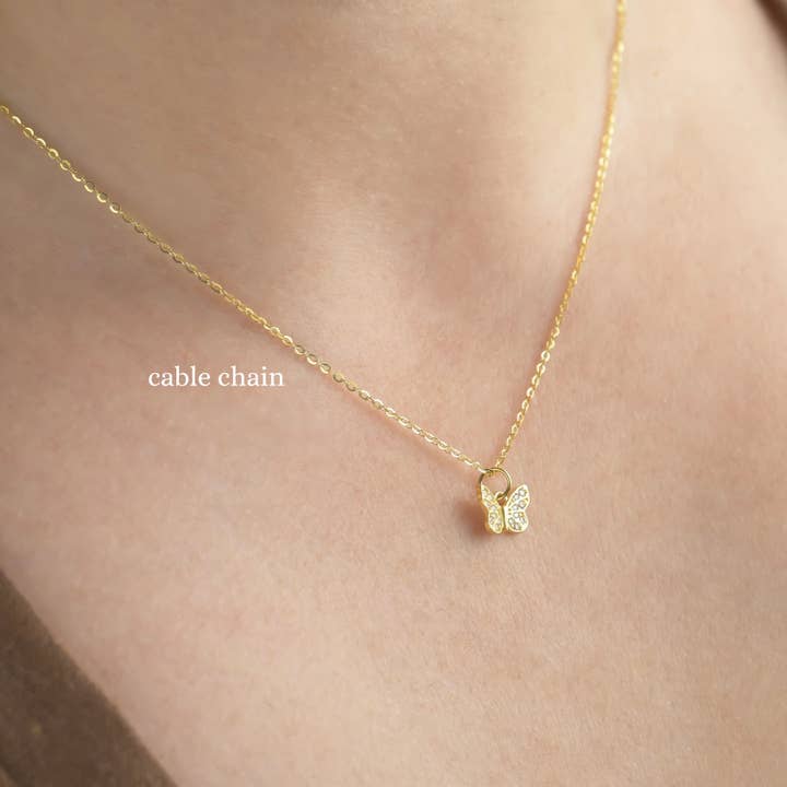 Blueyejewelry - Wholesale Link & chain necklace - Sterling Silver Chains - Dainty 925 Silver Chain Necklaces6