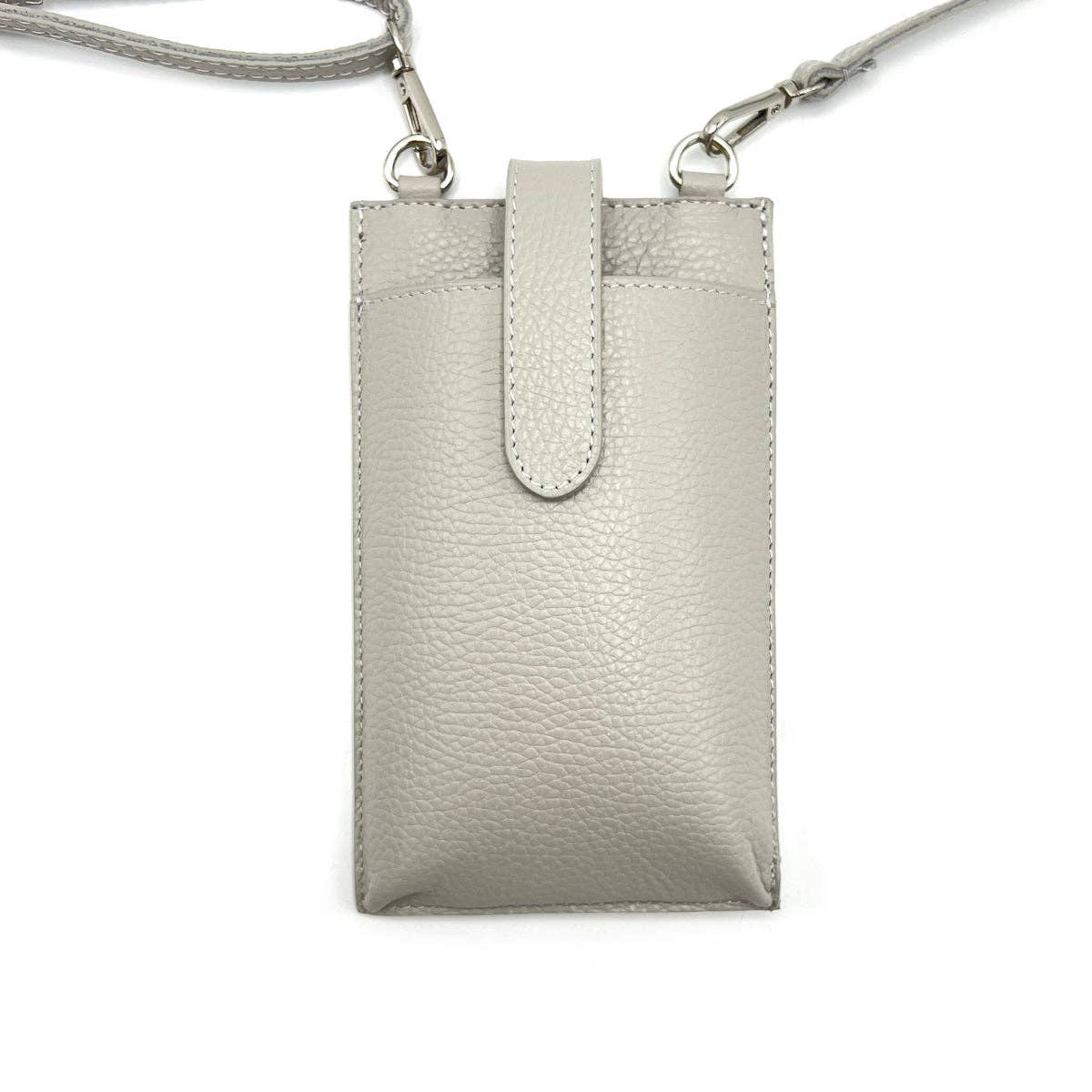 Suie Valentini srl - Vendita all'ingrosso Borsa a tracolla - Donna - Borsa per telefono in vera pelle, Made in Italy, art. 11256014